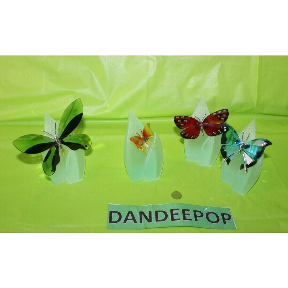 Swarovski Crystal 8 Piece Paradise Butterfly Set With Magnetic Display
